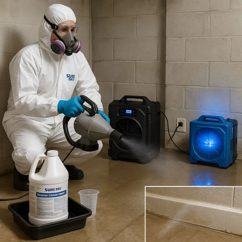 Sanitization and Odor Removal process in South Woodstock, CT